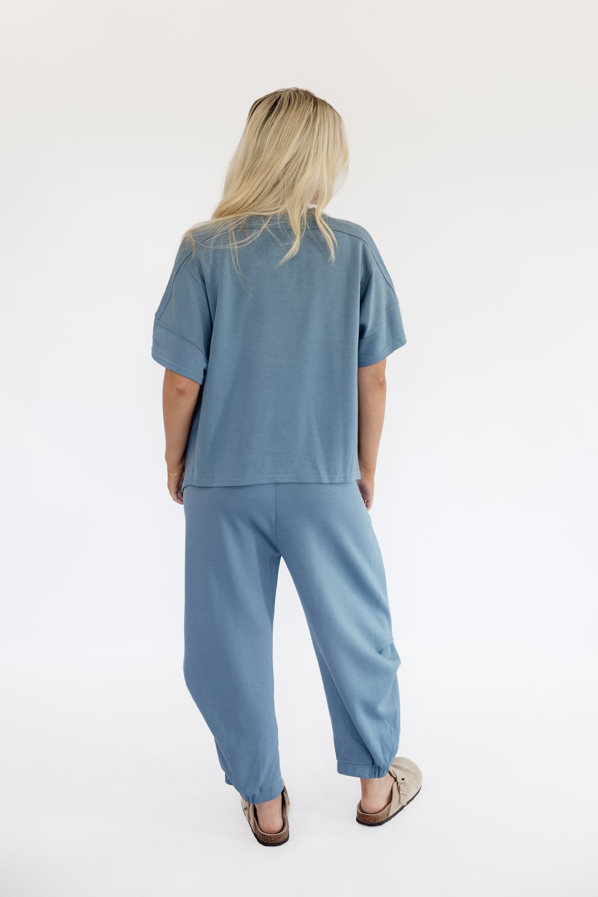 ALL IS WELL LOUNGE SET - WASHED BLUE