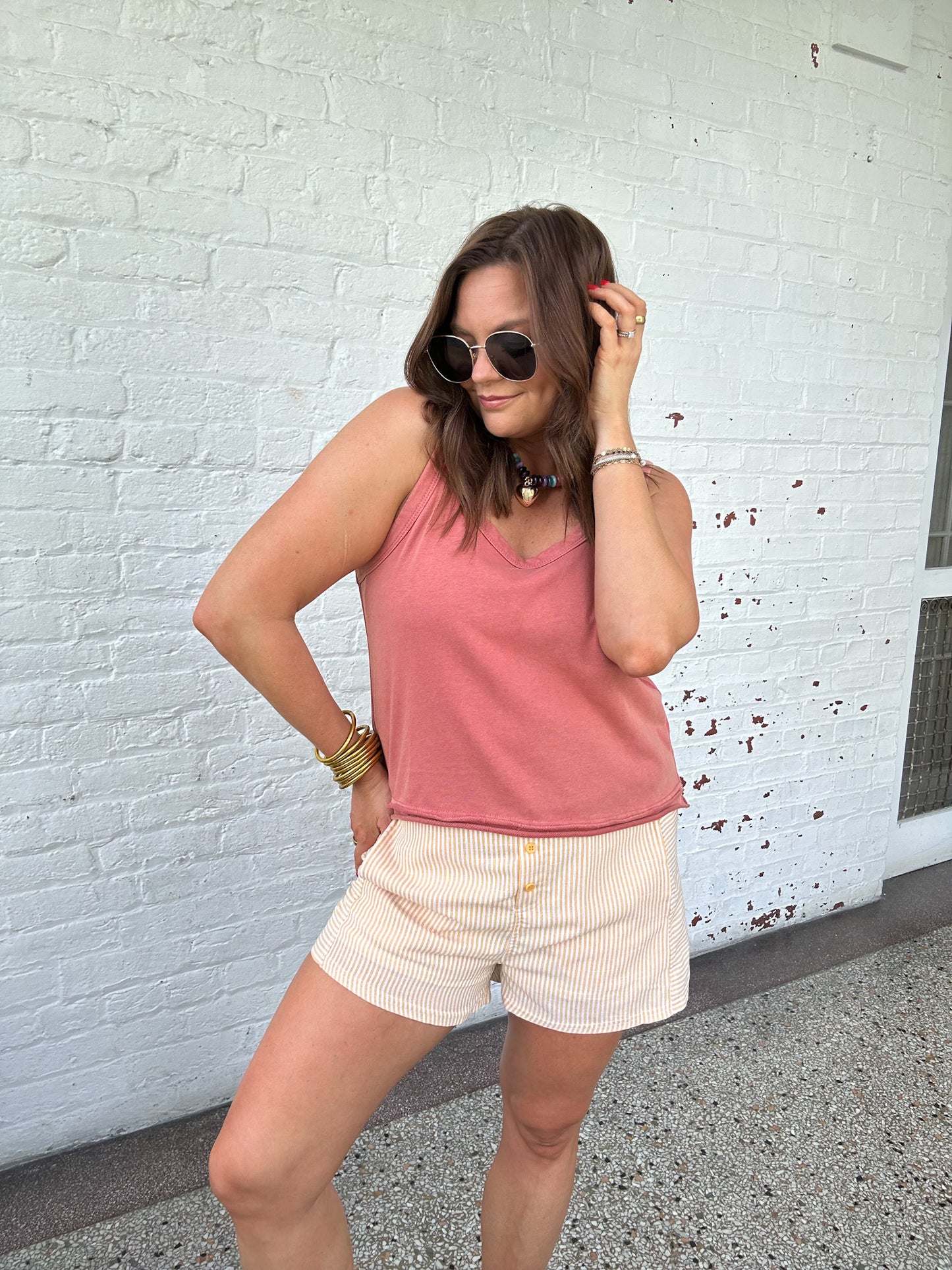 ON THE GO TANK - ROSE