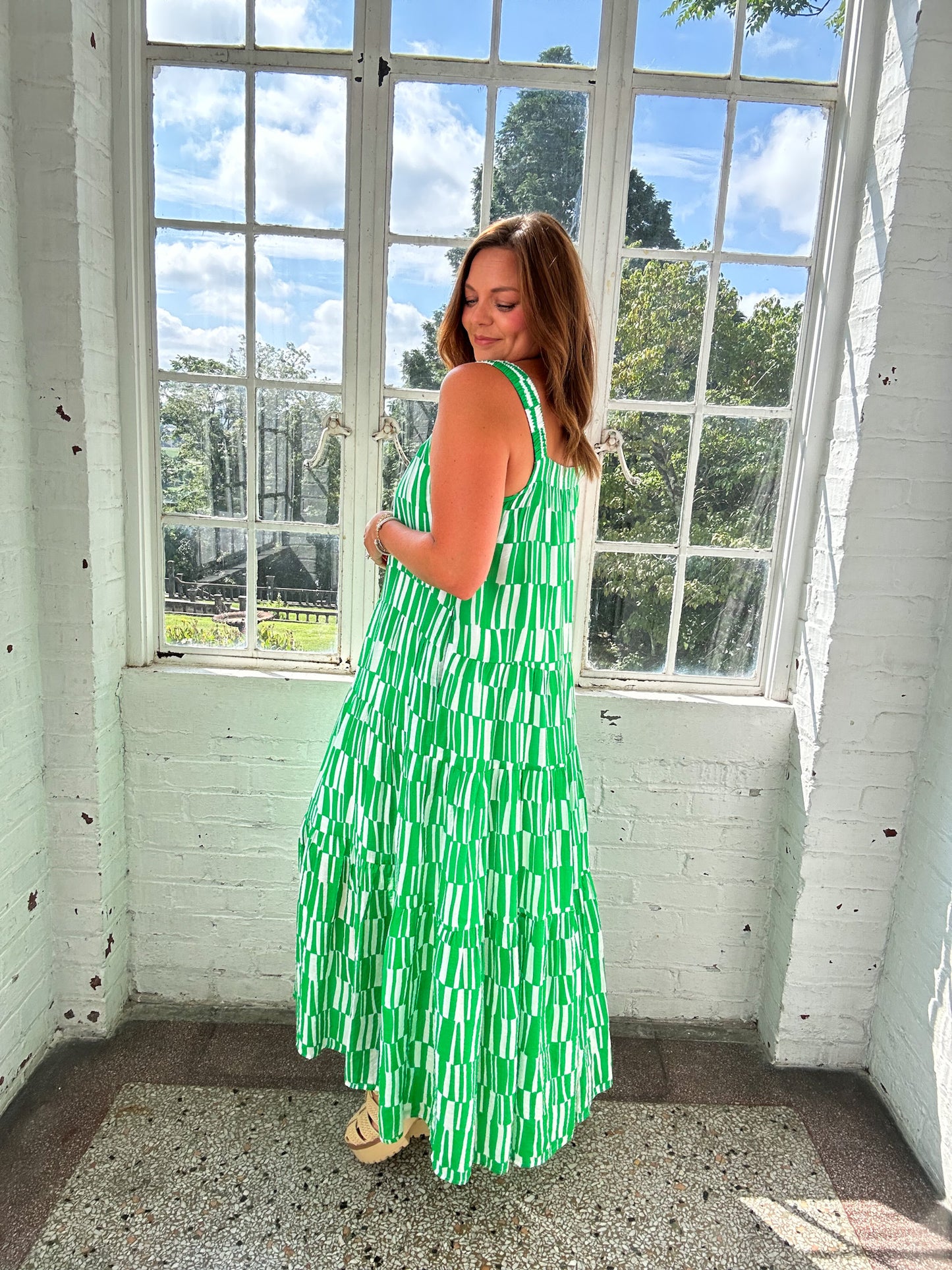 EMERALD CUT MAXI DRESS