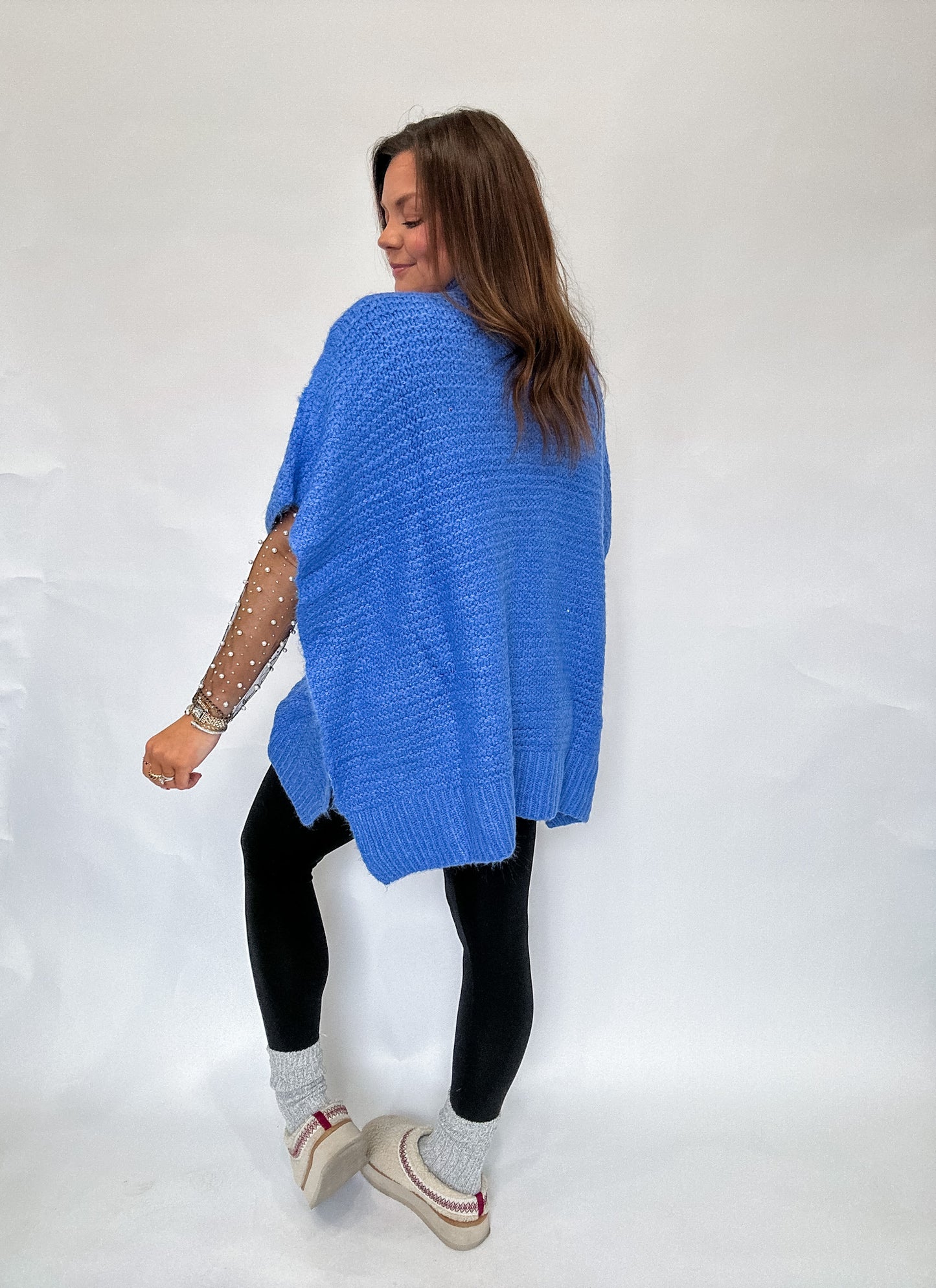 TURTLENECK SWEATER - BLUE