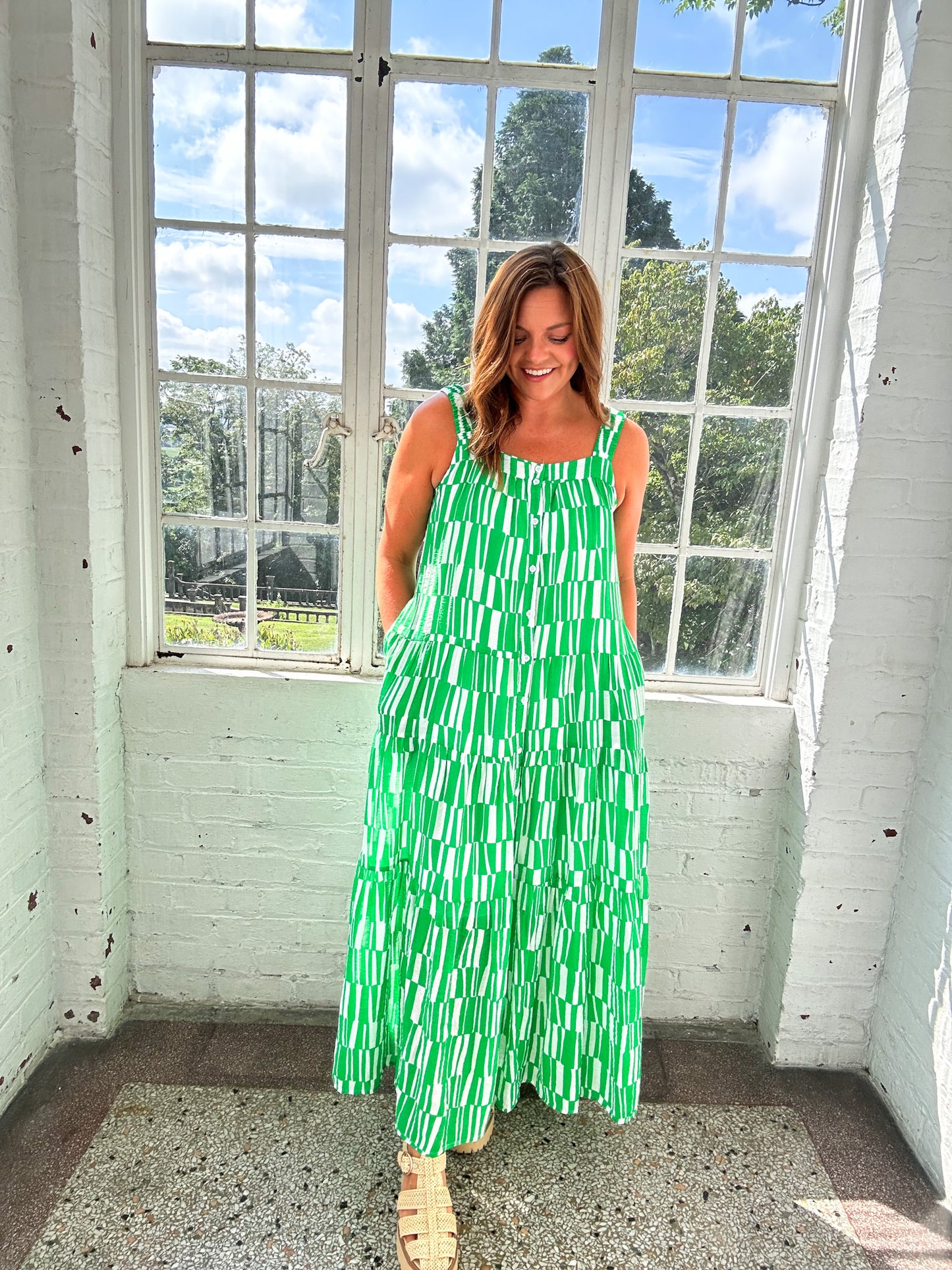EMERALD CUT MAXI DRESS