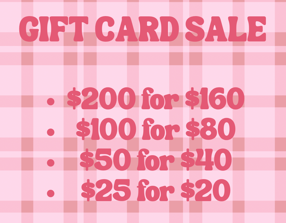GIFT CARD SALE