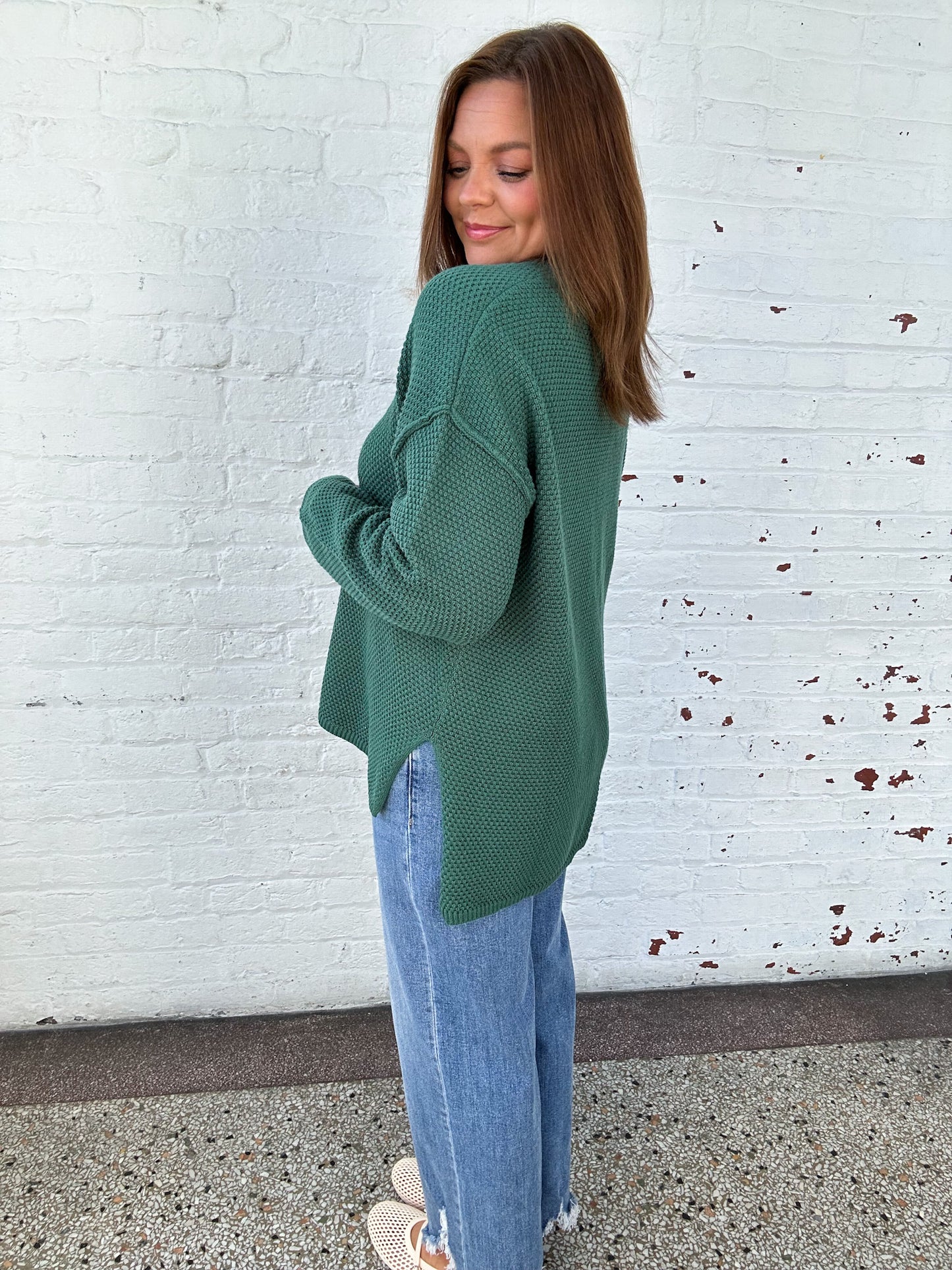 LAYER UP SWEATER - FOREST