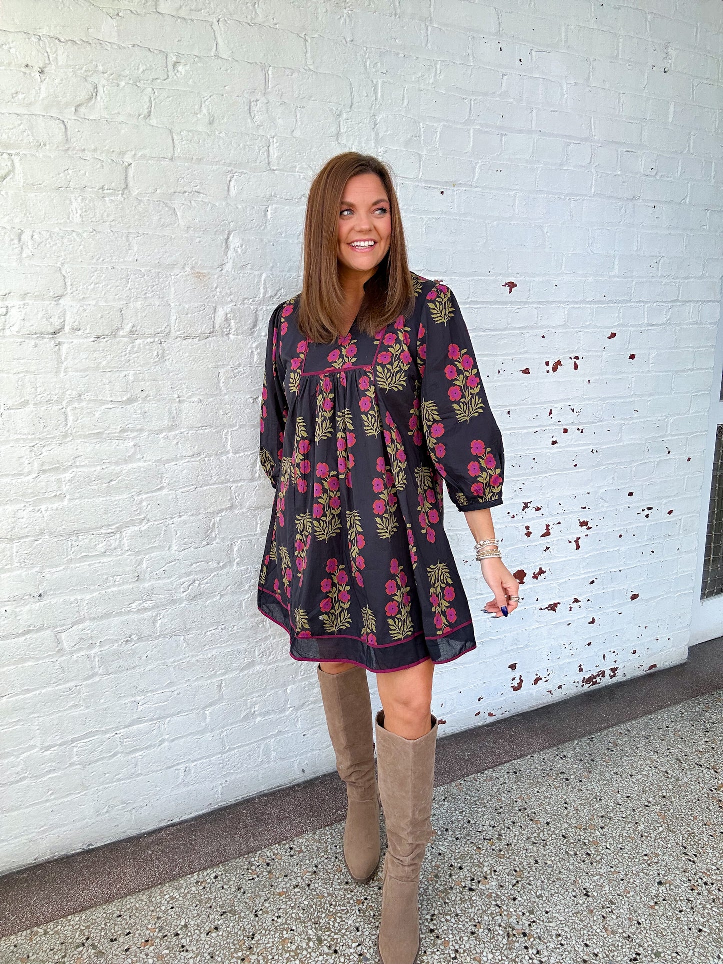 PETAL TO THE METAL MINI DRESS