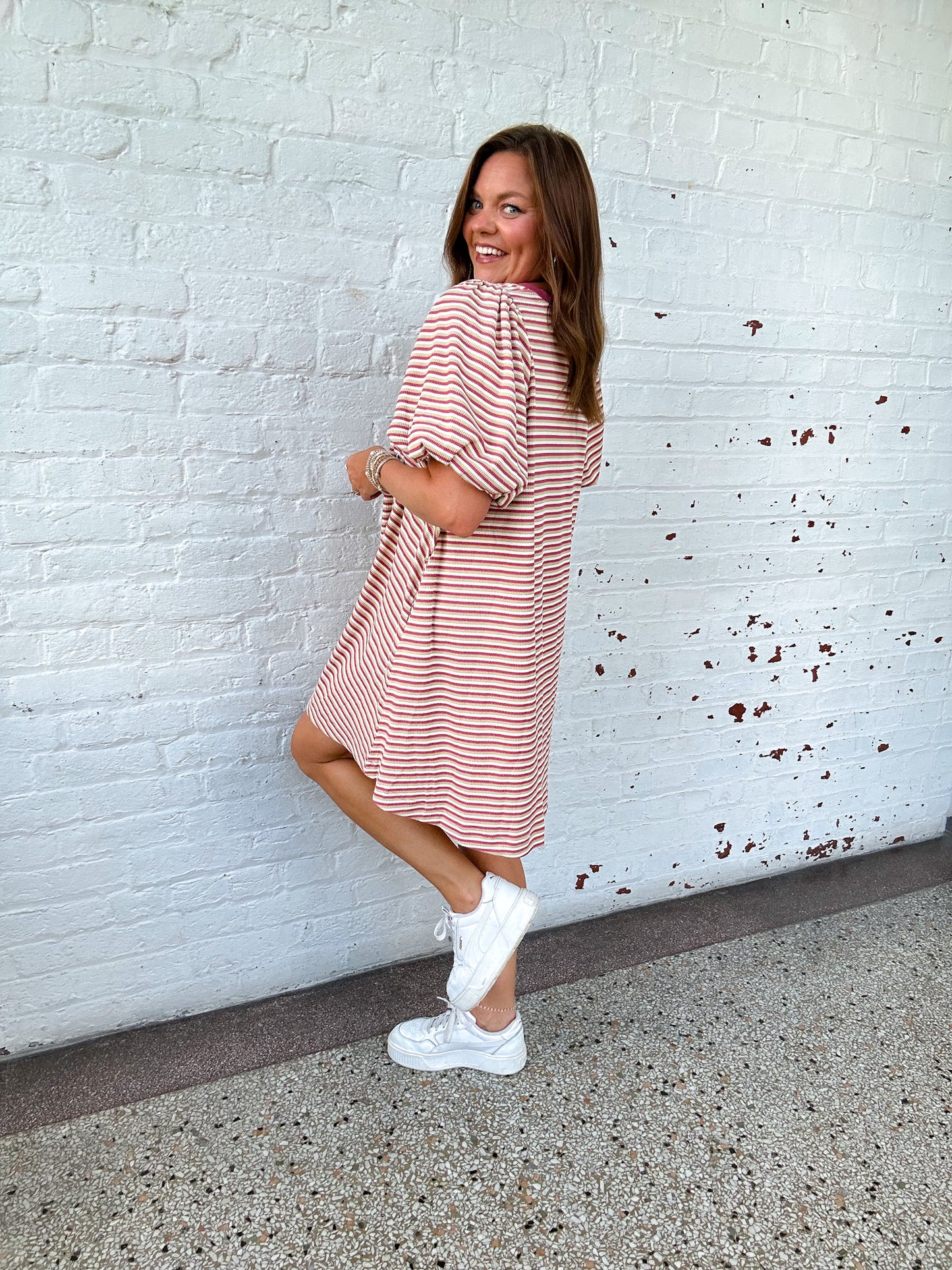HARLOW STRIPED DRESS