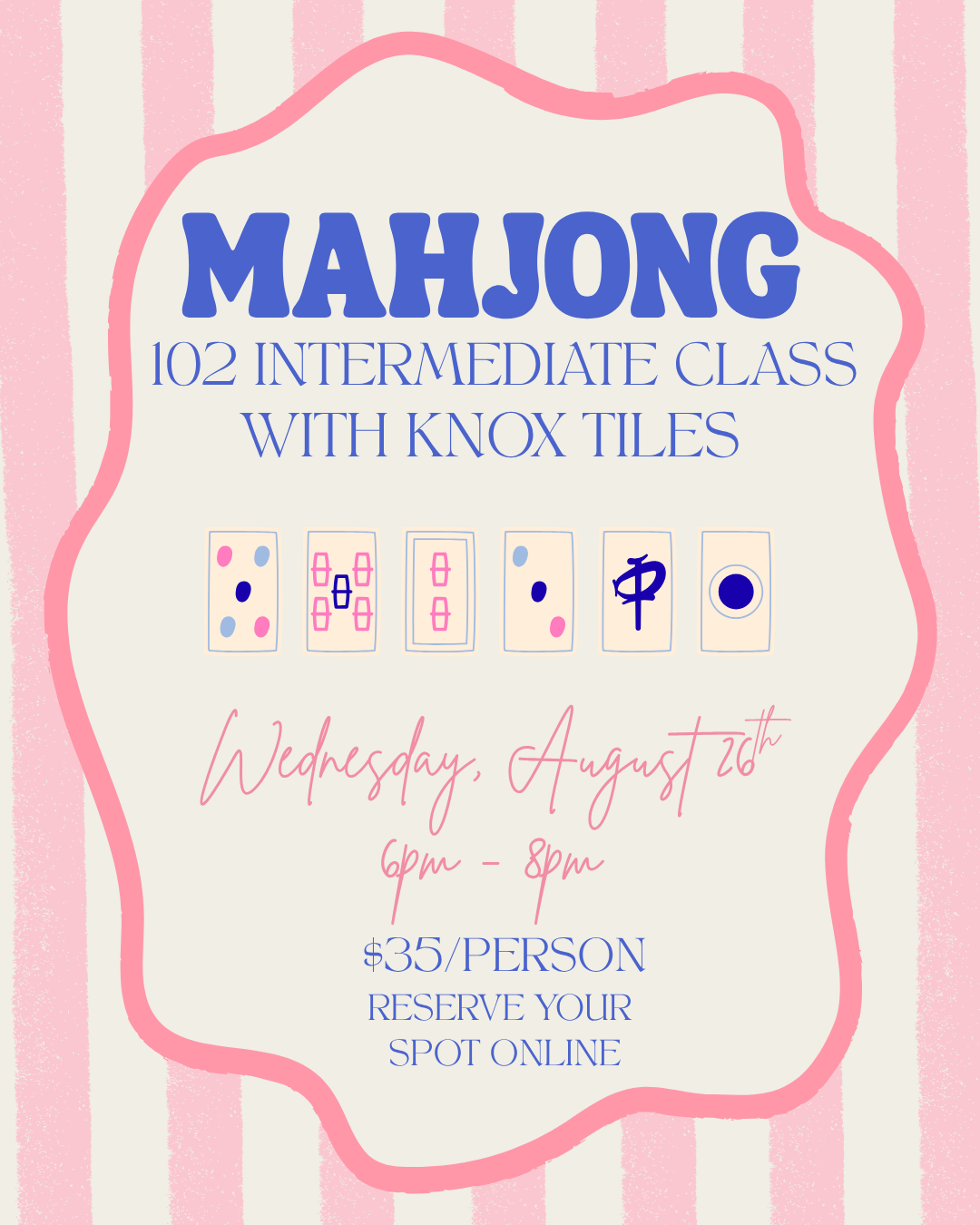 Mahjong Class 102