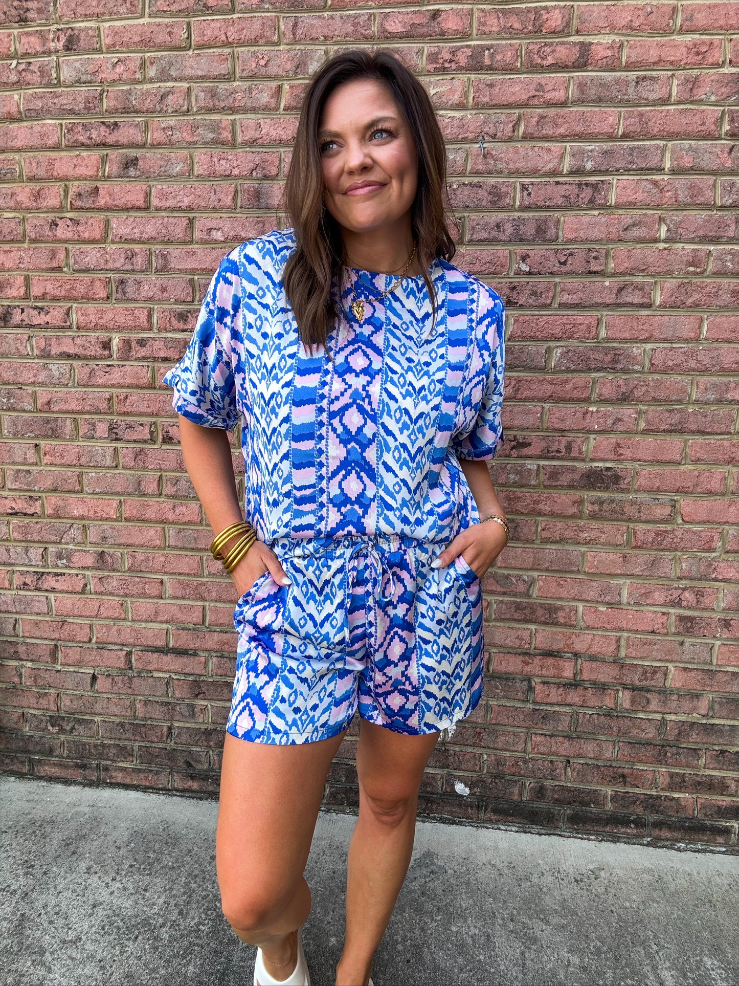 MARIE PRINTED TOP