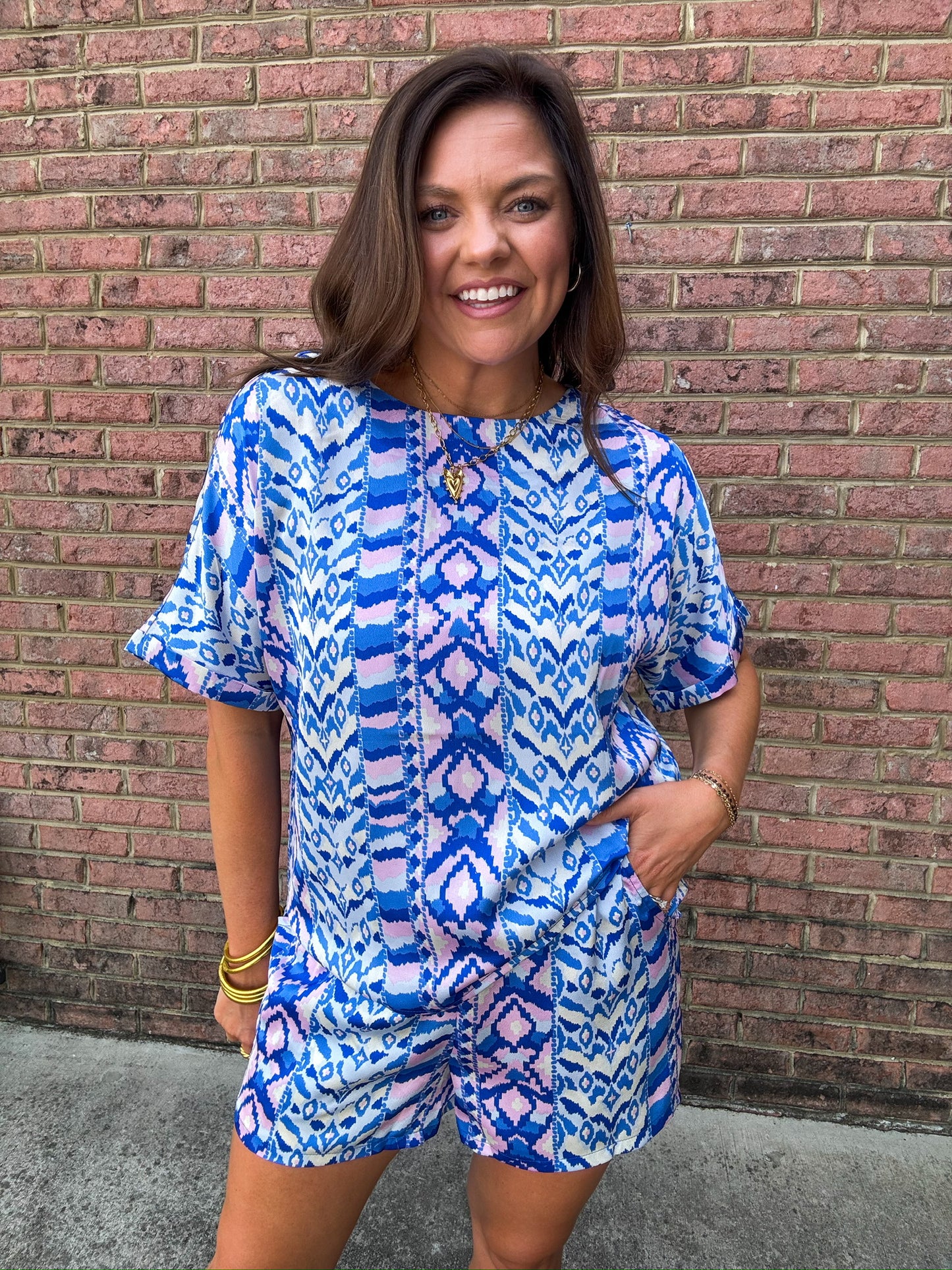 MARIE PRINTED TOP
