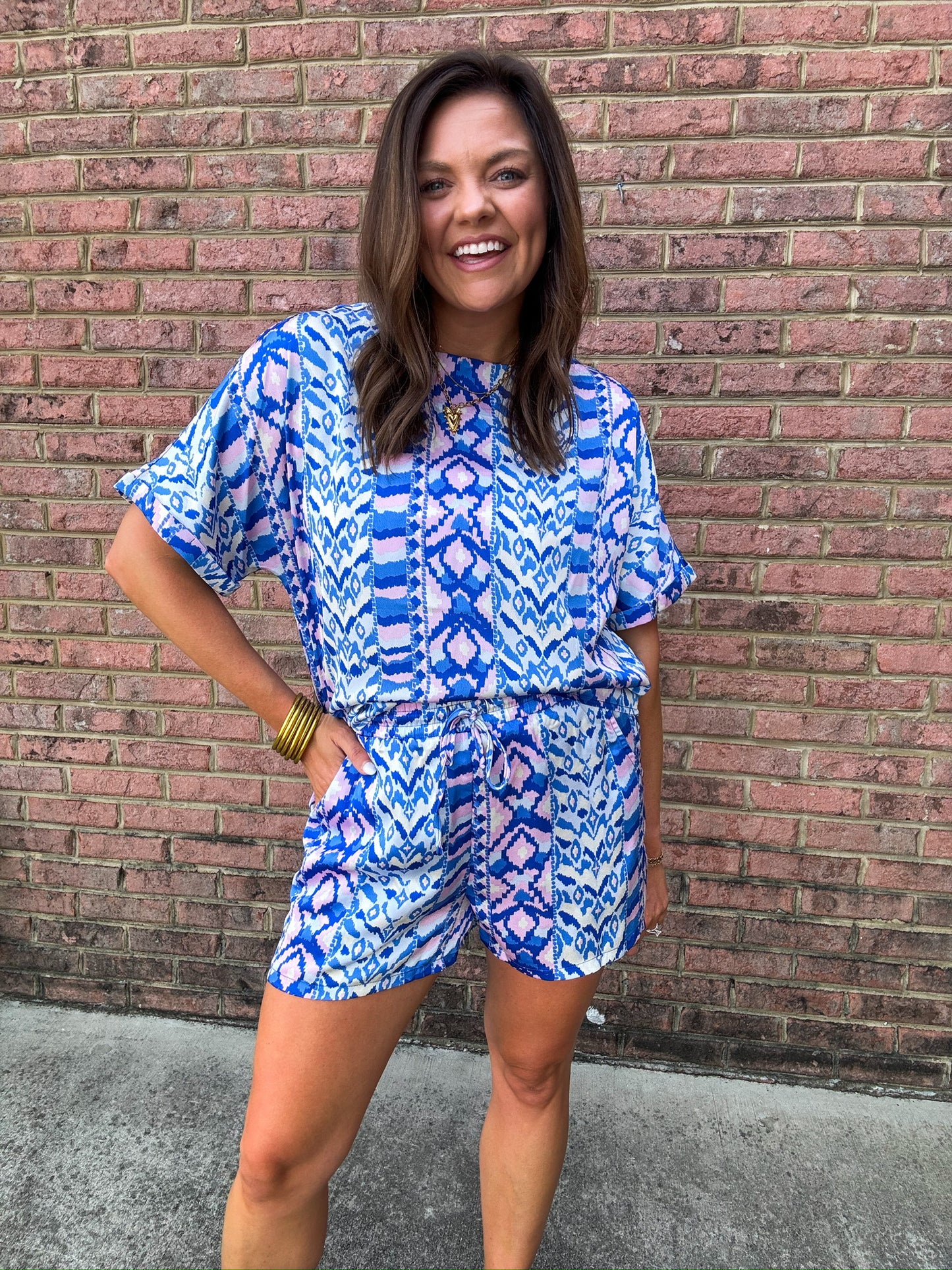 MARIE PRINTED TOP