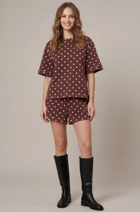 MERLOT POLKADOT SET