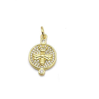 Queen Bee Medallion Charm