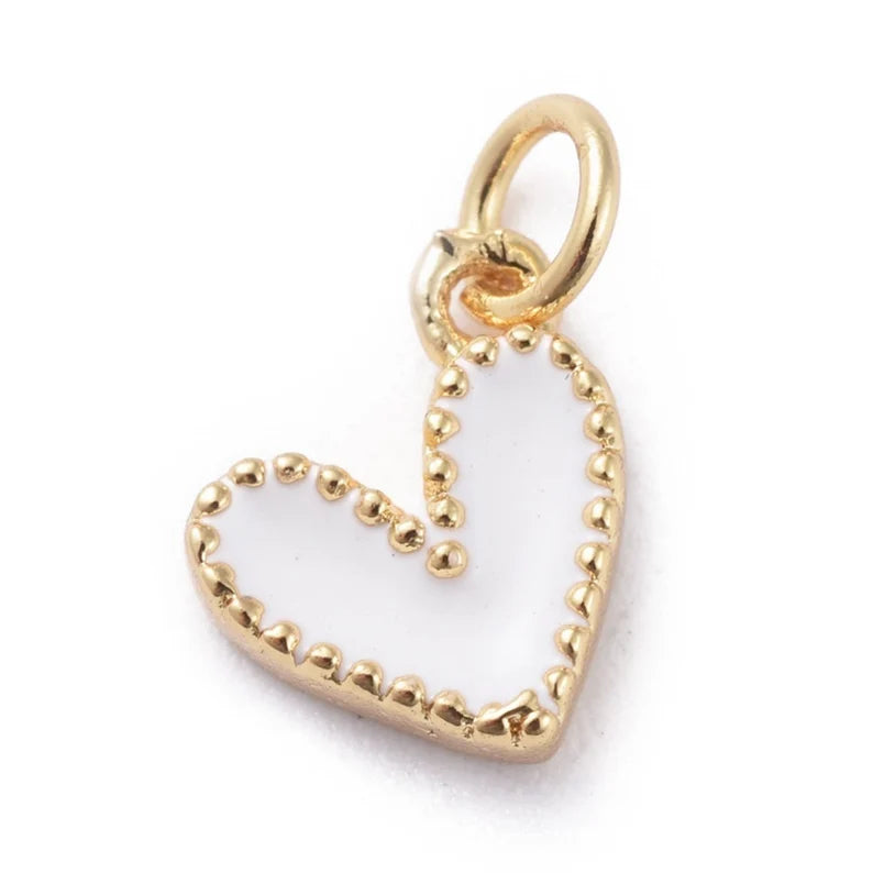 Enamel Heart Charm