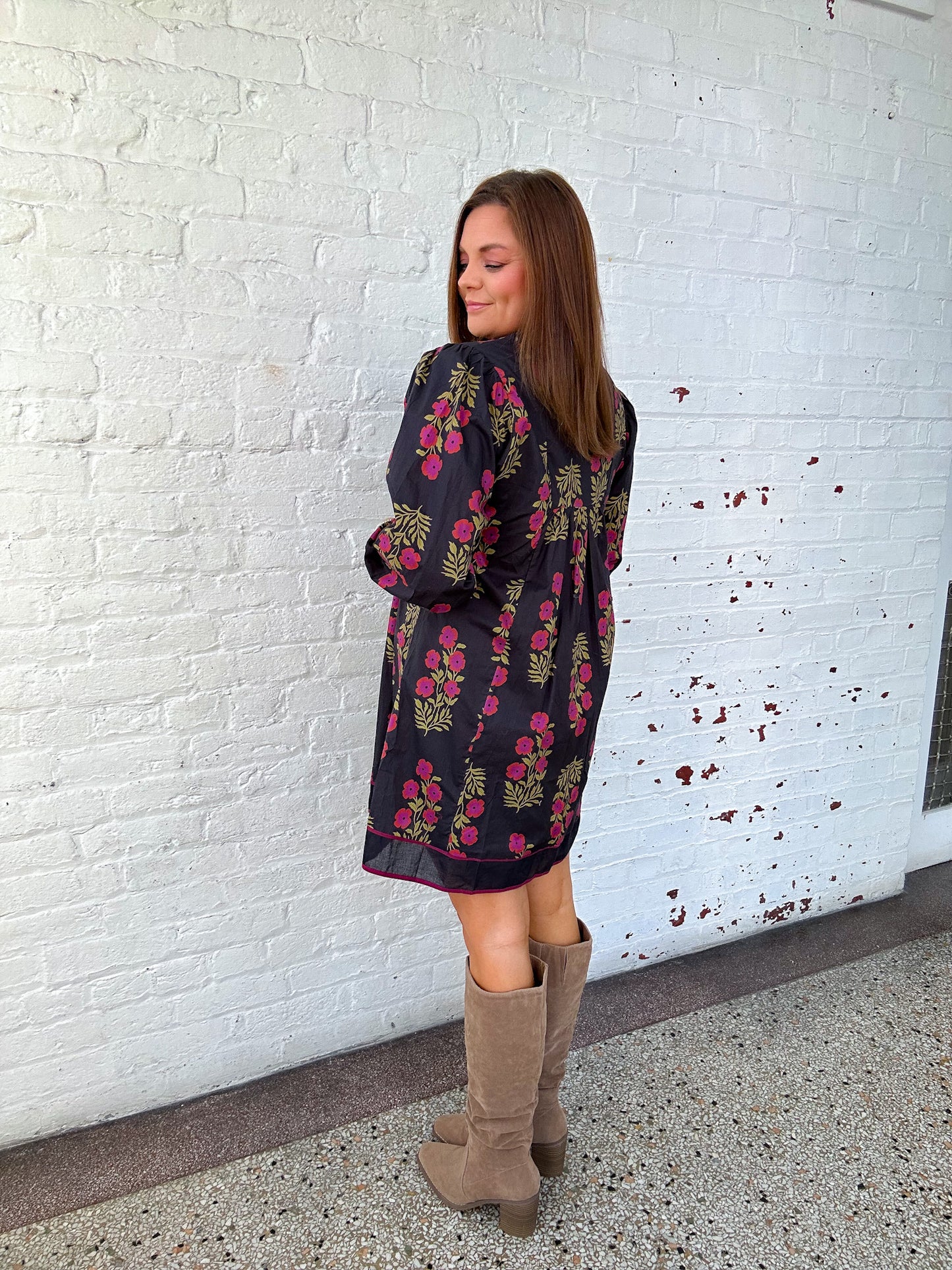 PETAL TO THE METAL MINI DRESS