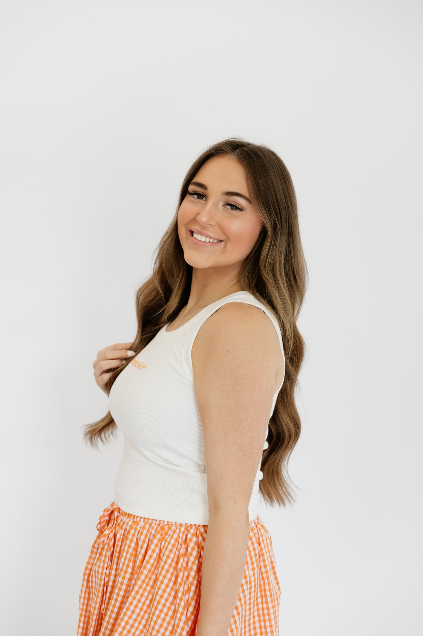 TENNESSEE EMBRIODERED RIBBED TANK TOP