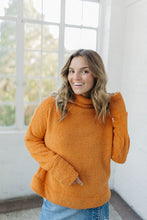 Load image into Gallery viewer, FUZZY KNIT TURTLENECK SWEATER
