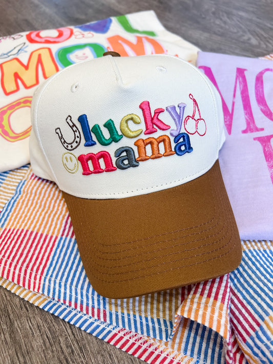 LUCKY MAMA TRUCKER HAT