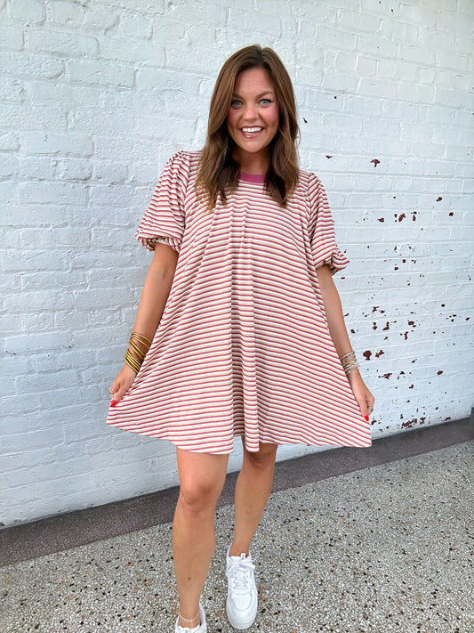 HARLOW STRIPED DRESS