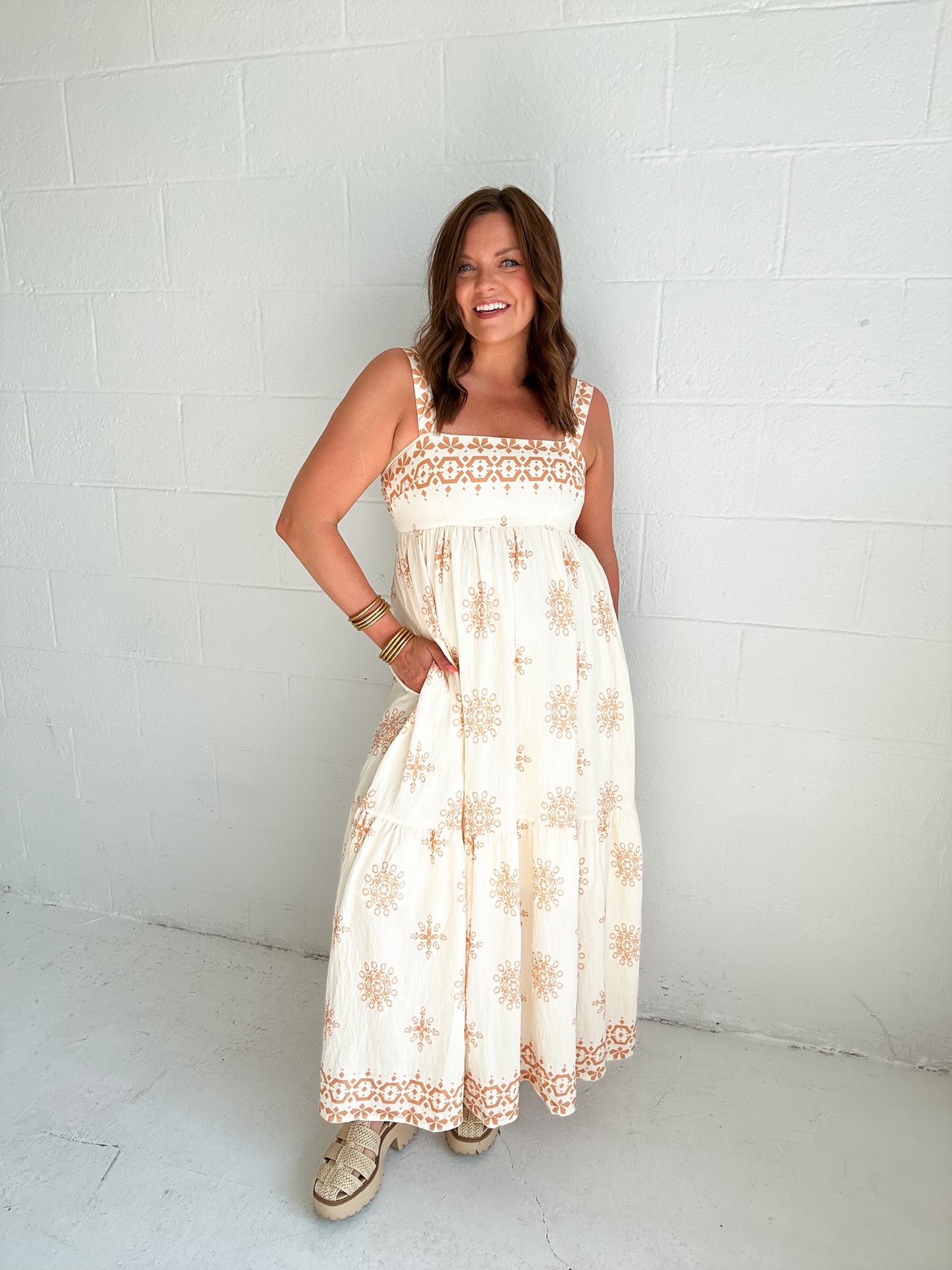 SUMMER COLLECTION MAXI DRESS - NATURAL