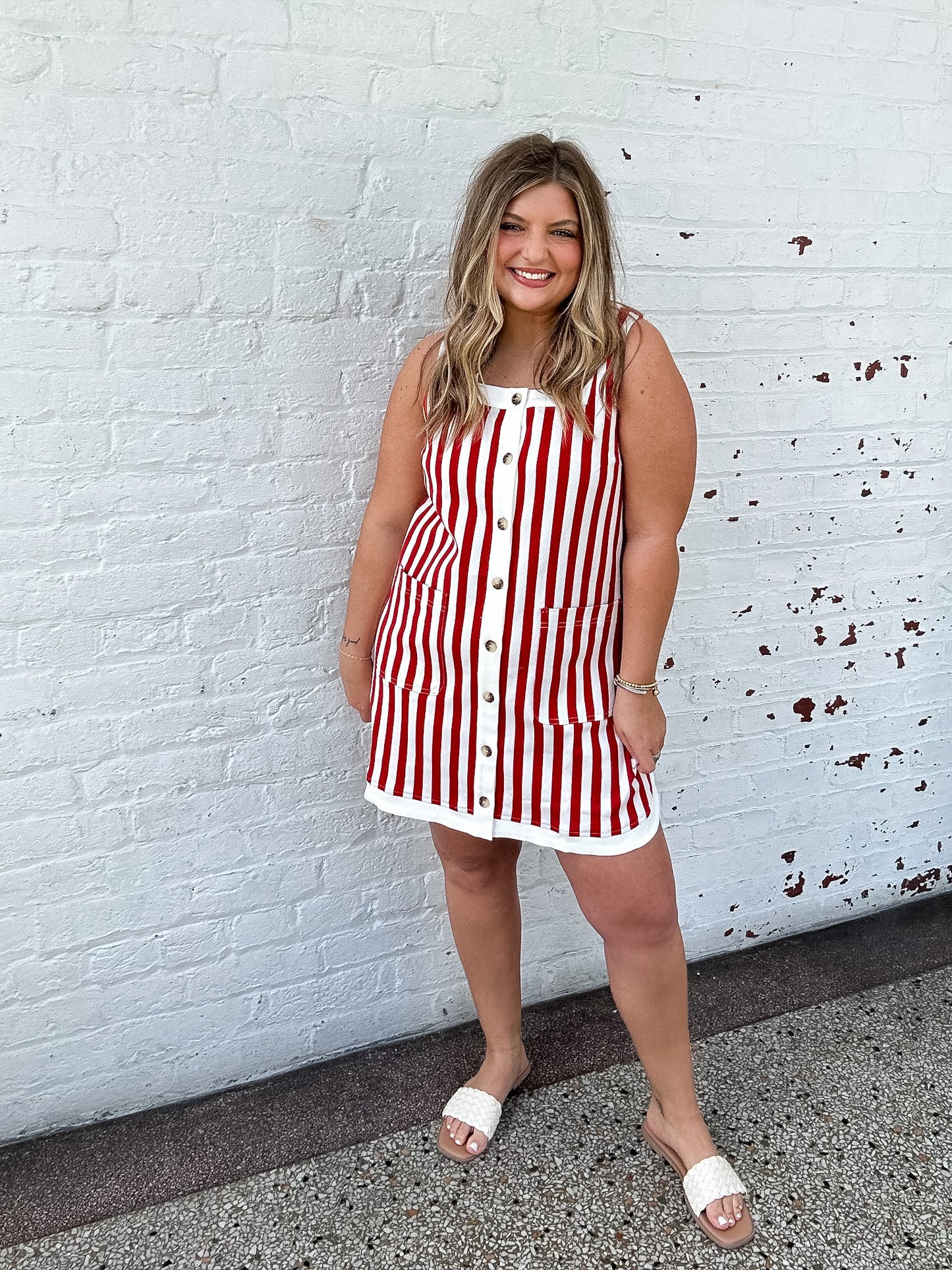SUMMER NIGHTS MINI DRESS - RED
