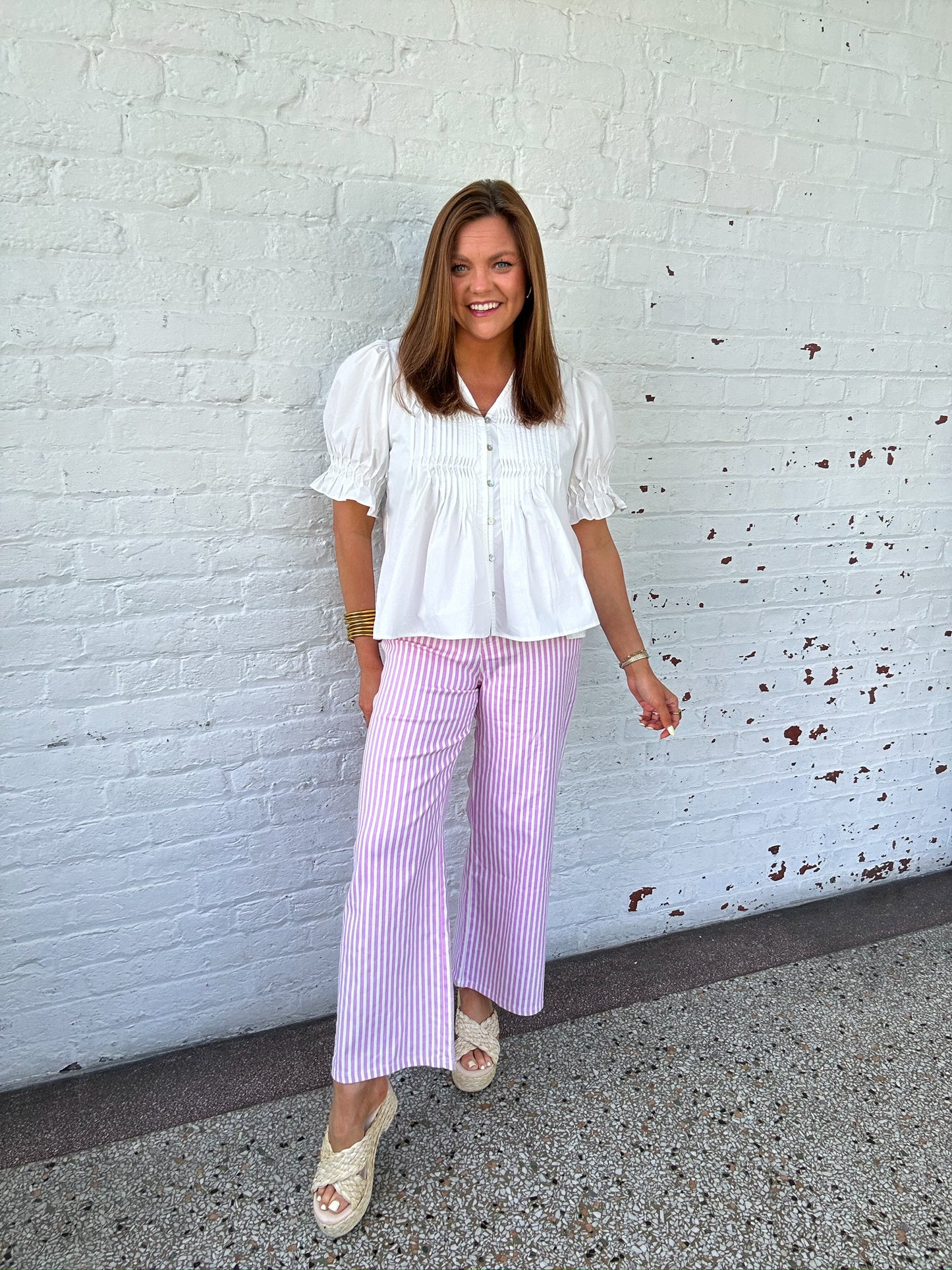 PLEAT ON REPEAT TOP