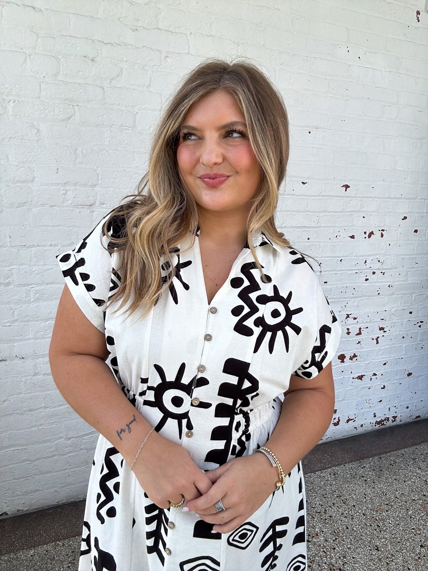 SANTORINI MIDI DRESS