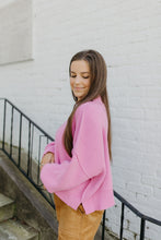 Load image into Gallery viewer, STREET STYLE CROPPED SWEATER, CANDY PINK
