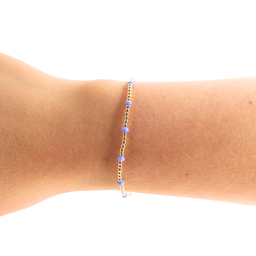 Periwinkle Dainty Poppi Bracelet in Gold