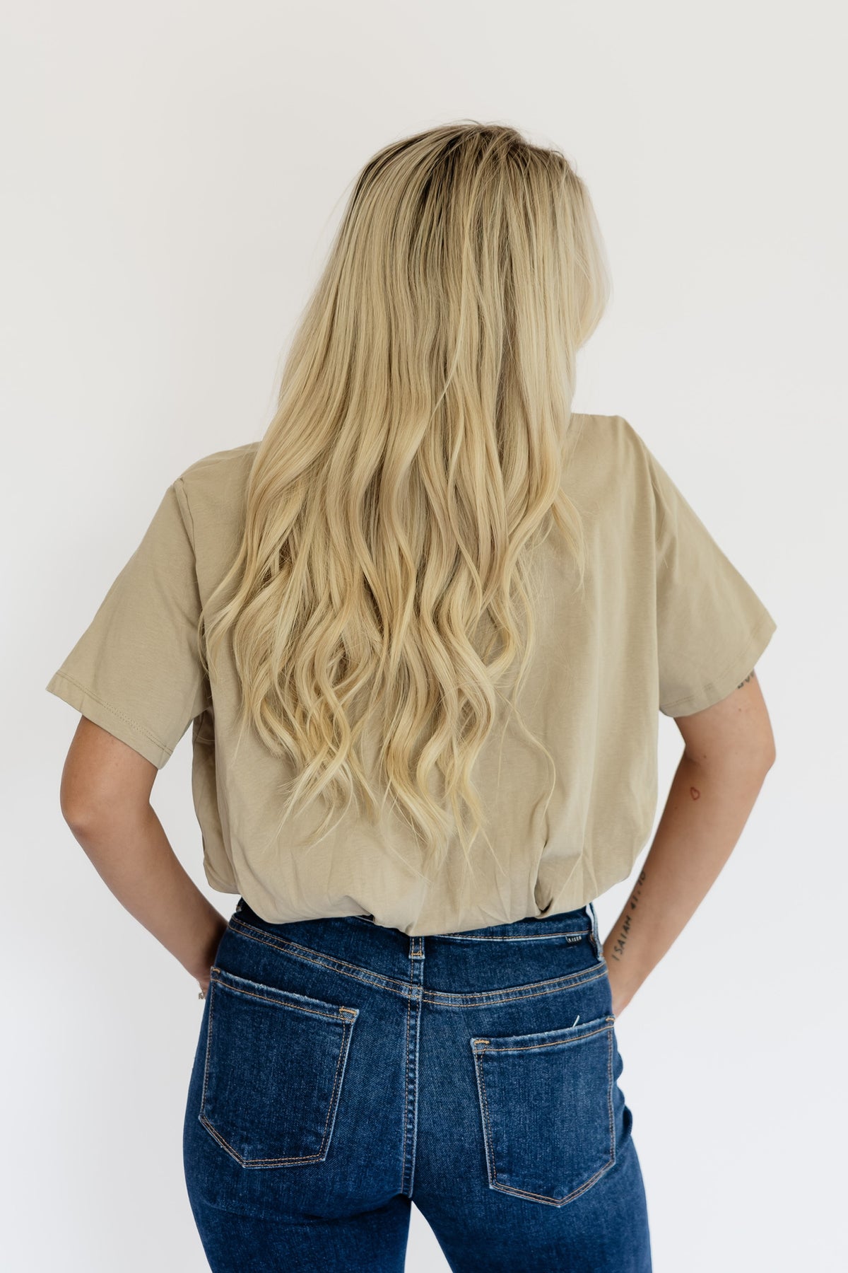 BASIC BUBBLE TOP - TAUPE