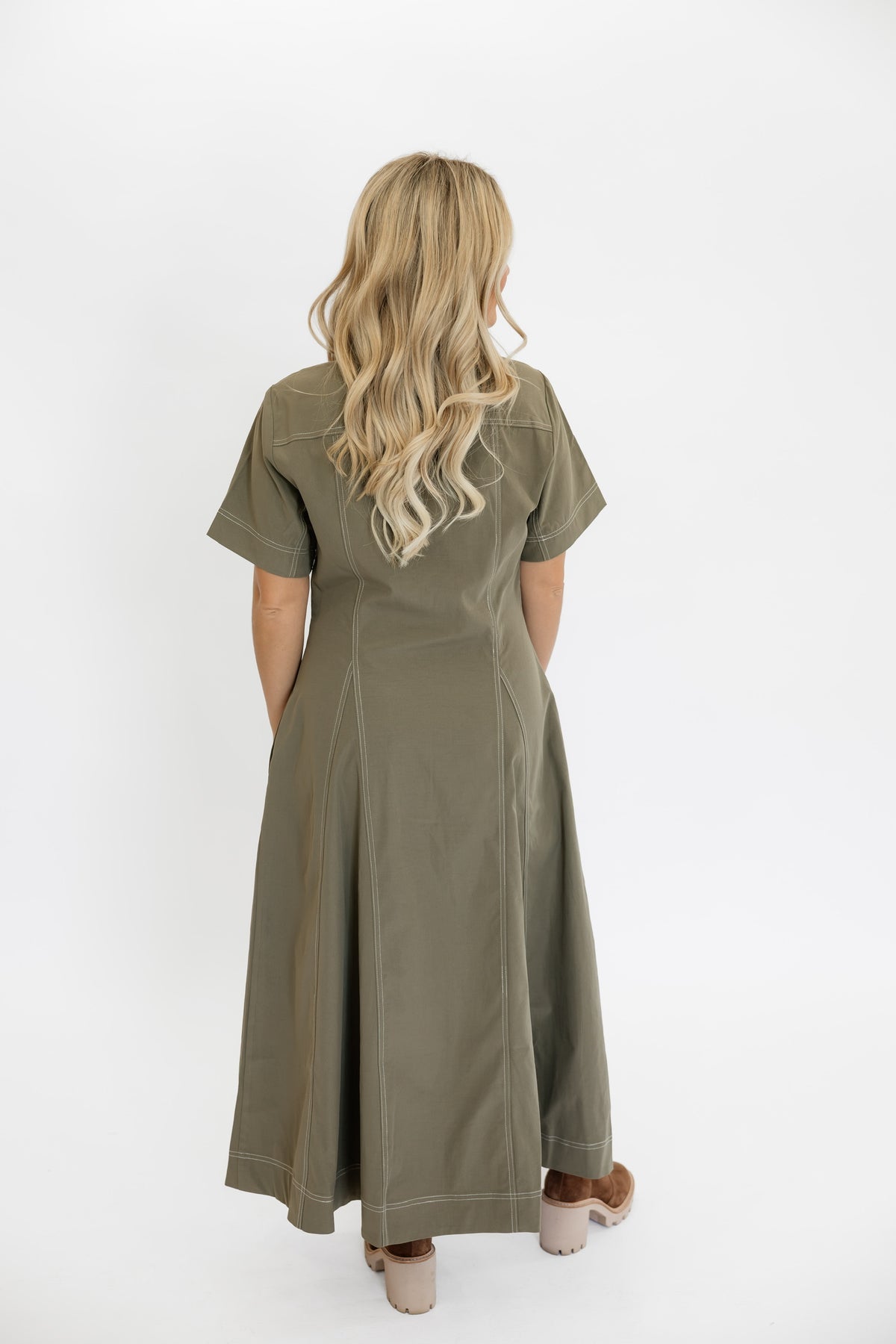 OLIVE BRANCH MIDI DRESS
