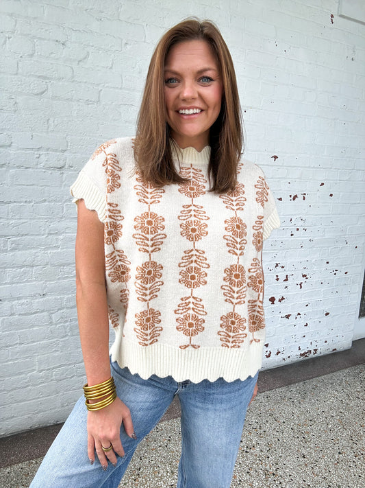 SOFT MEADOW SWEATER VEST