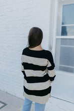 Load image into Gallery viewer, DANI OVERSIZED STRIPED SWEATER
