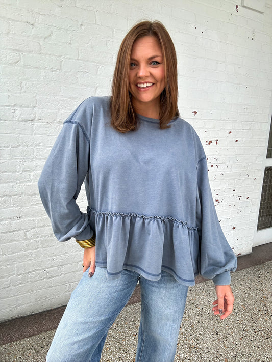 COZY COBALT TOP