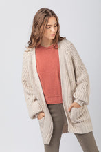 Load image into Gallery viewer, CREAM KNIT CARDIGAN
