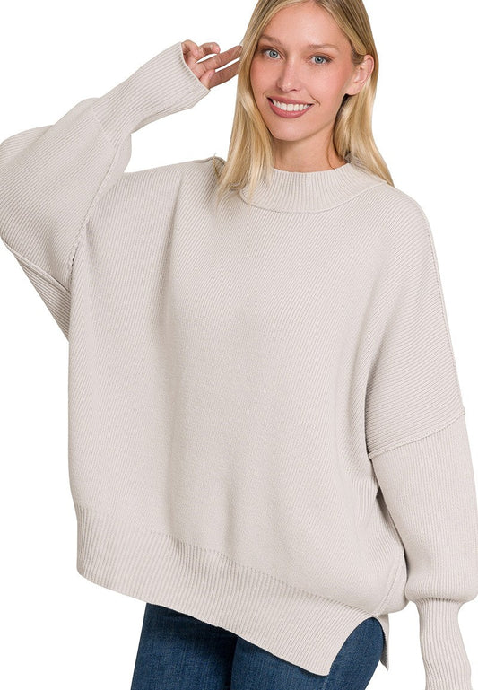 ALYX OVERSIZED SWEATER  - BONE