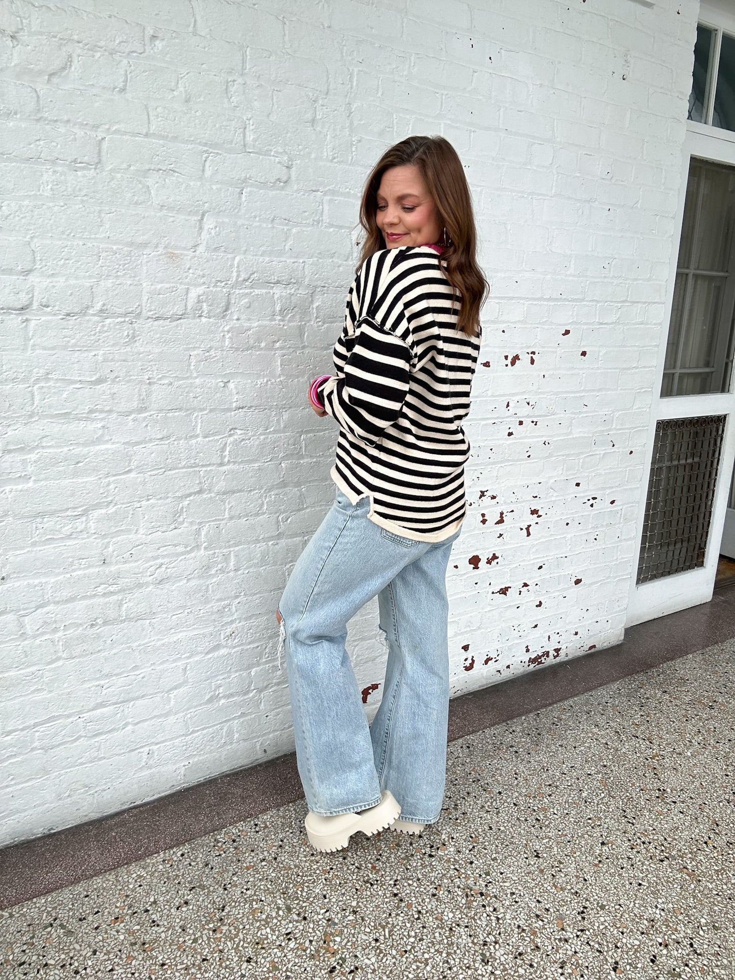 BASIC STRIPES SWEATER