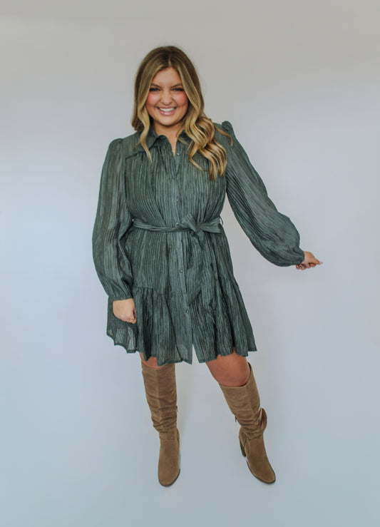 UNDER THE MISTLETOE MINI DRESS