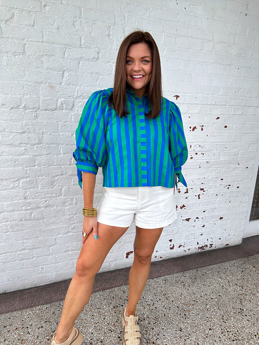 RIVIERA STRIPED TOP