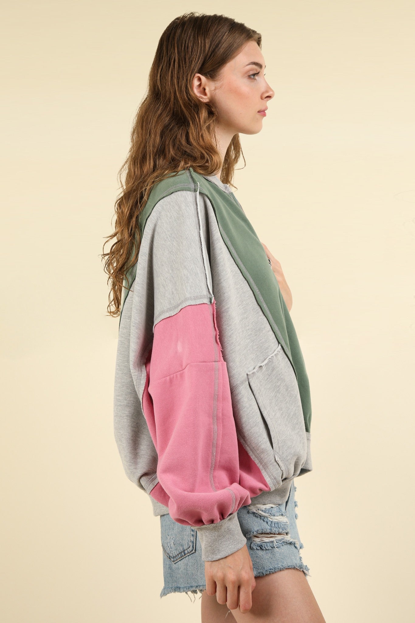 COLORBLOCK BOMBER JACKET