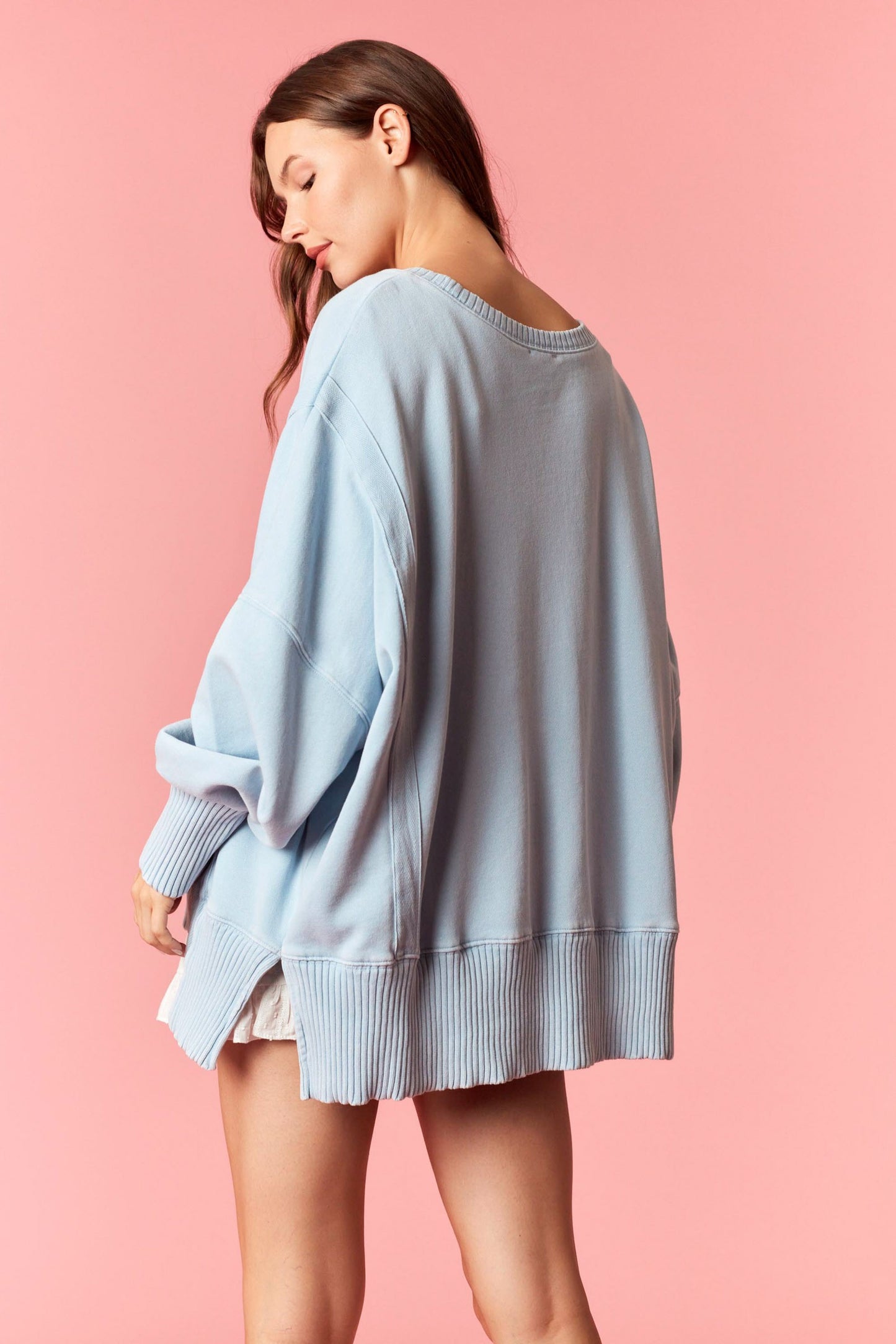 SUMMER NIGHTS PULLOVER - BLUE