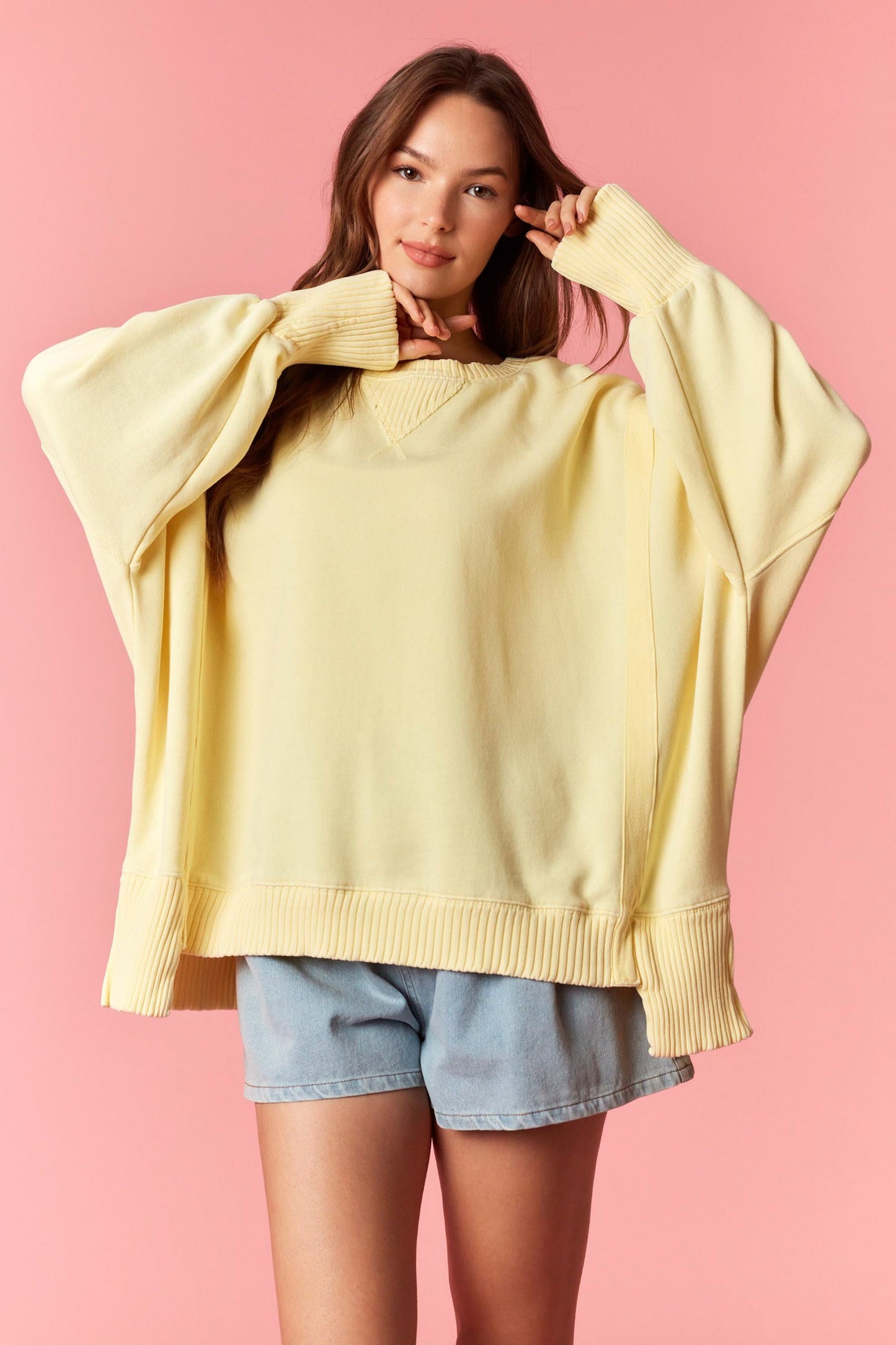 SUMMER NIGHTS PULLOVER - YELLOW
