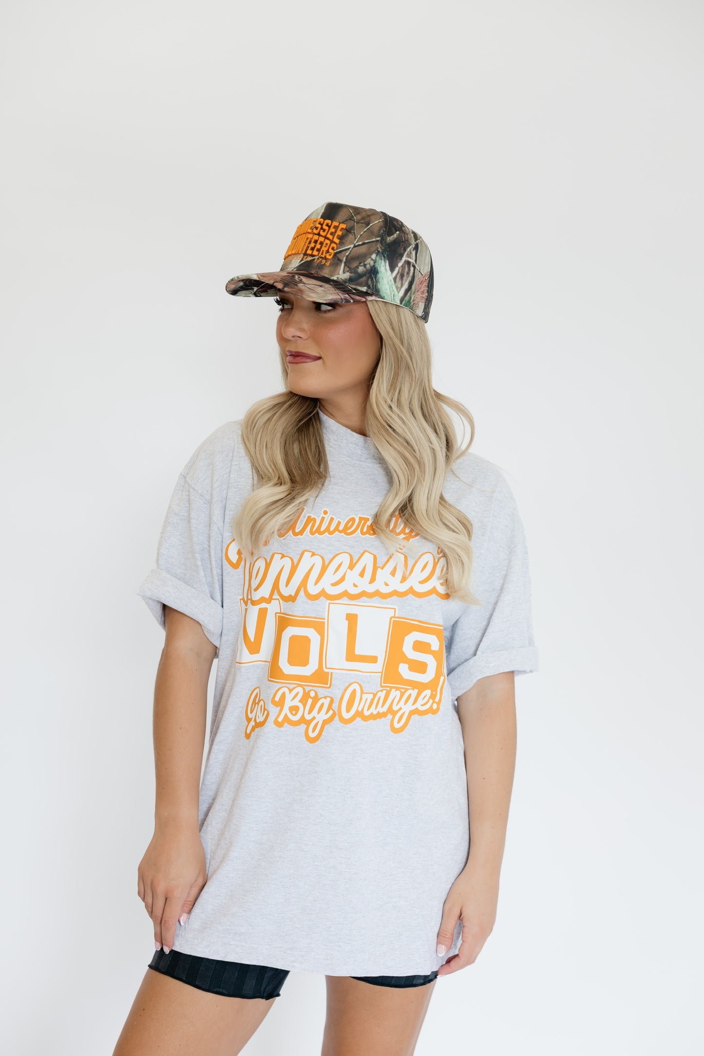 VOLS SQUARE LETTERING BOXY TEE