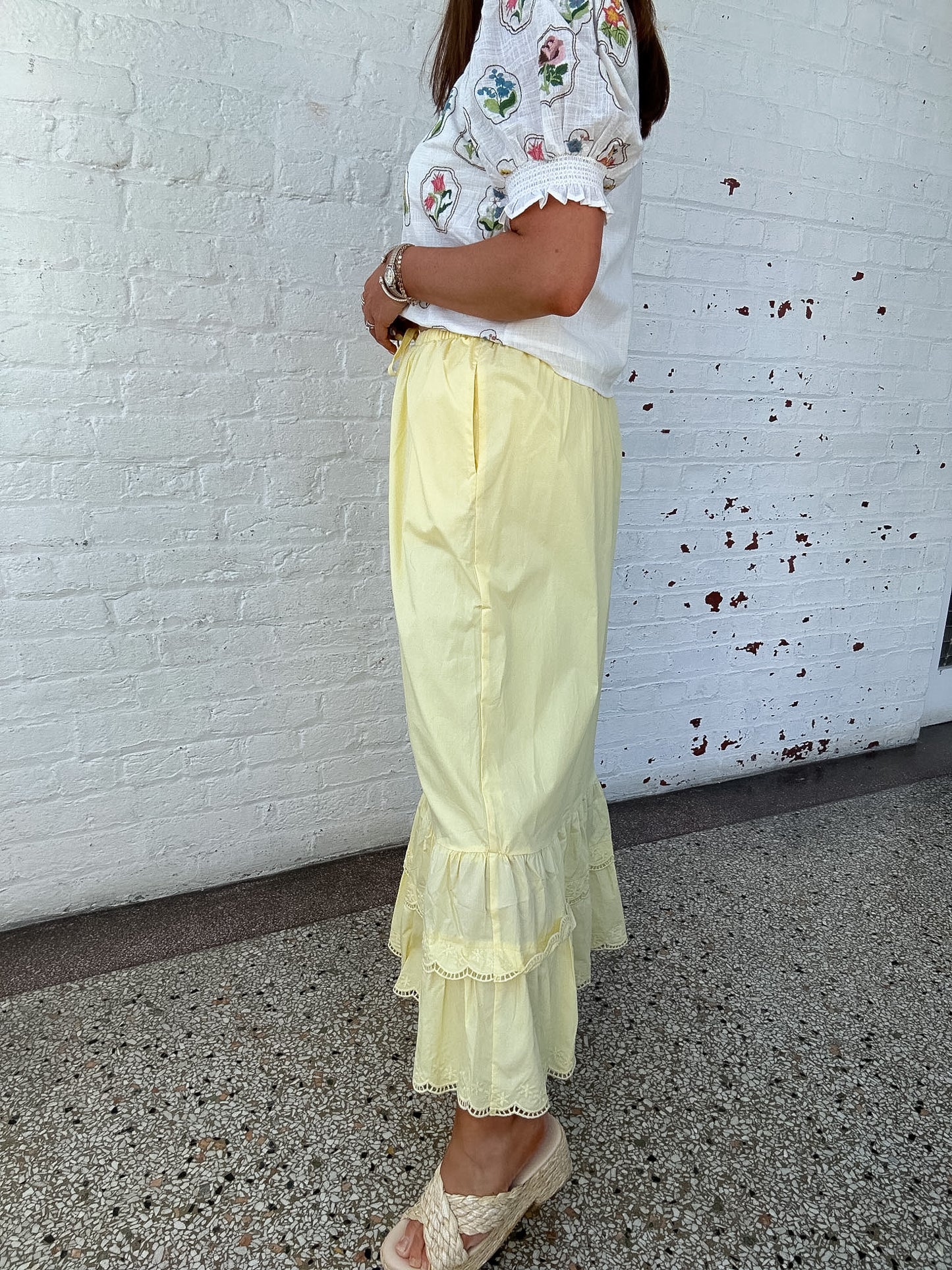 LEMON ZEST MAXI SKIRT