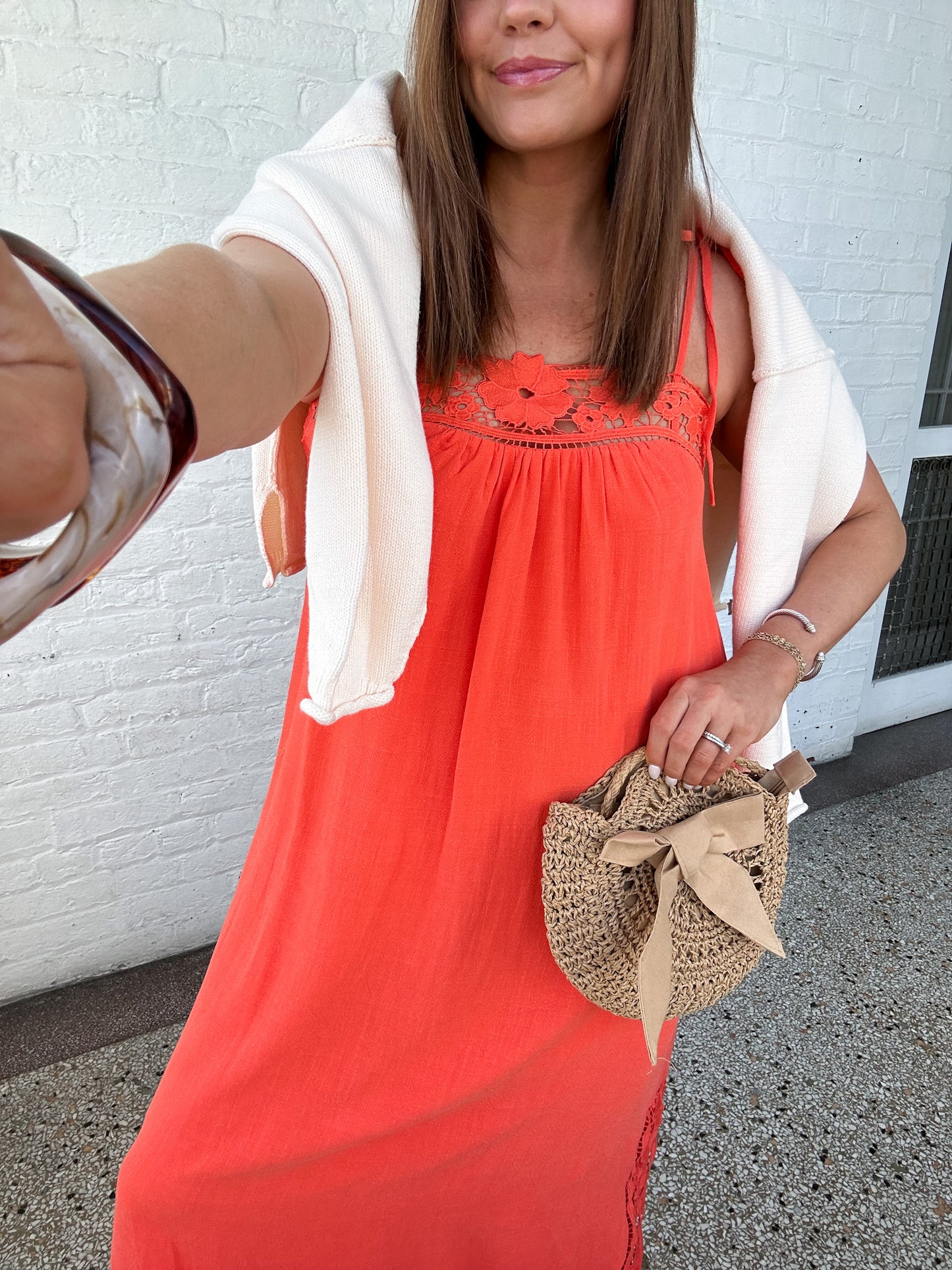 CORAL KISS MAXI DRESS