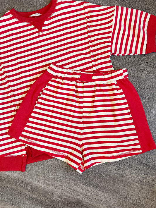 FIRECREACKER STRIPED SHORTS