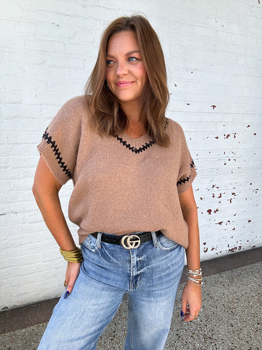 LATTE SEASON SWEATER TOP