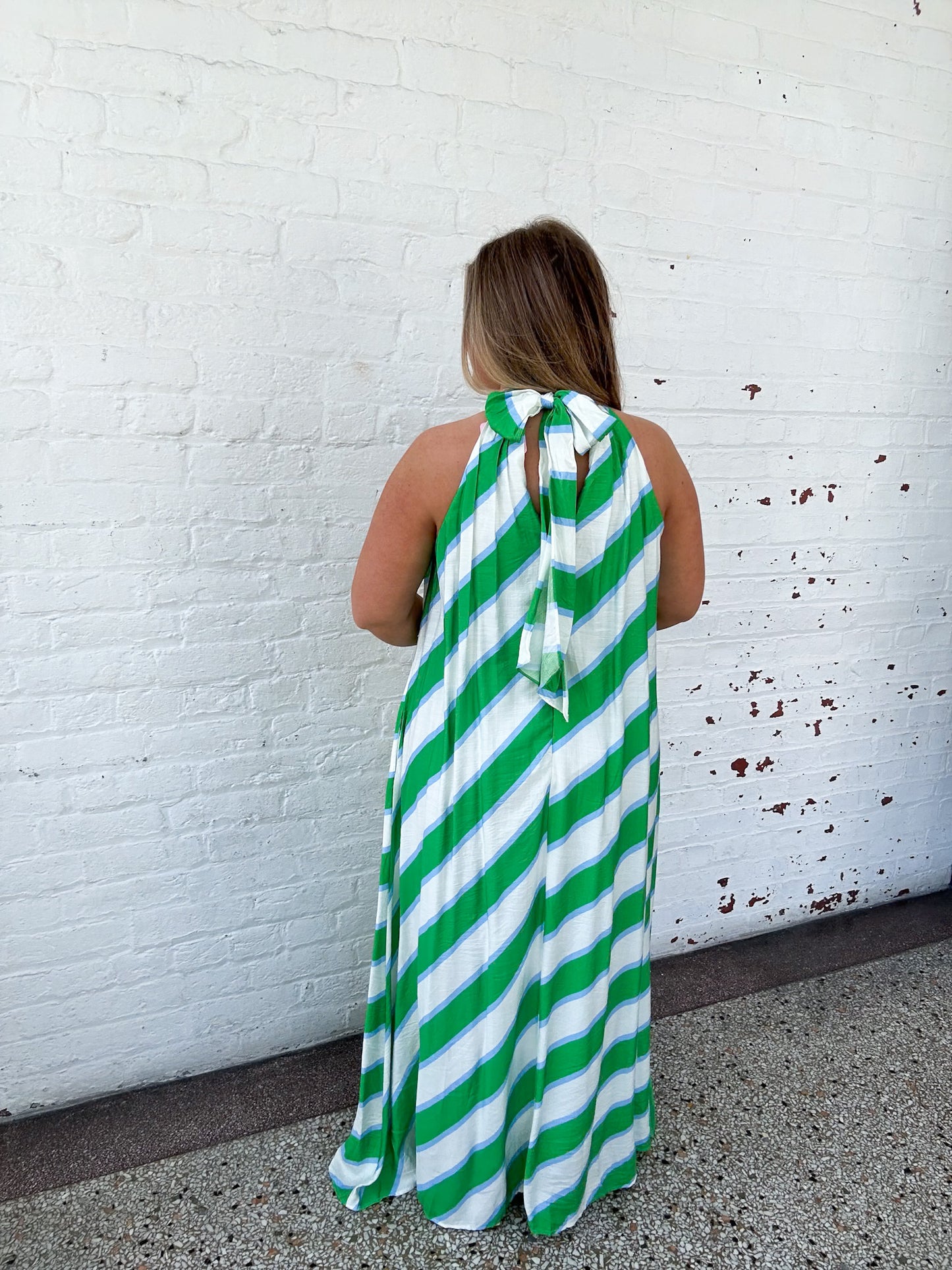 STRIPE INTO SUMMER MAXI DRESS