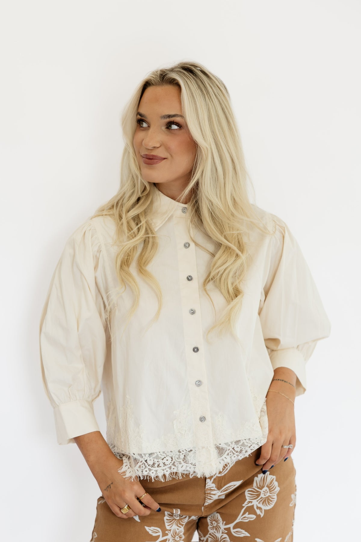 LACIE BUTTON DOWN TOP