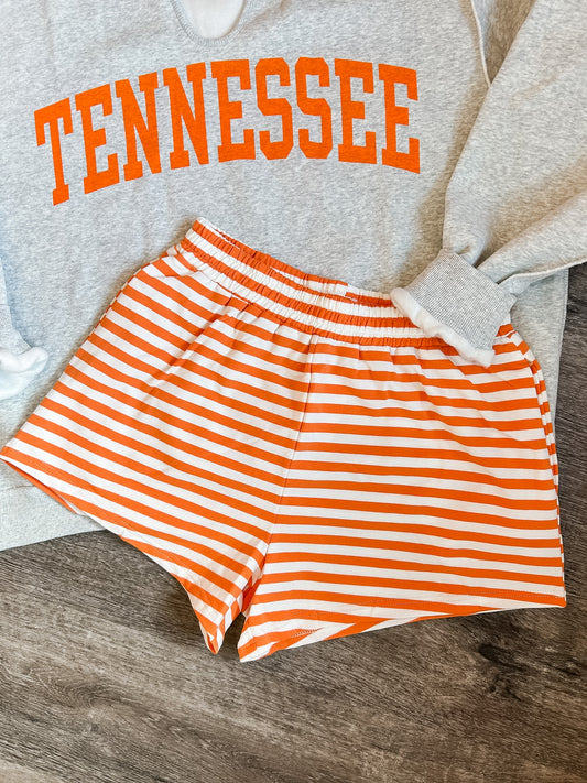 *PRE-ORDER* GAMEDAY STRIPE SHORTS