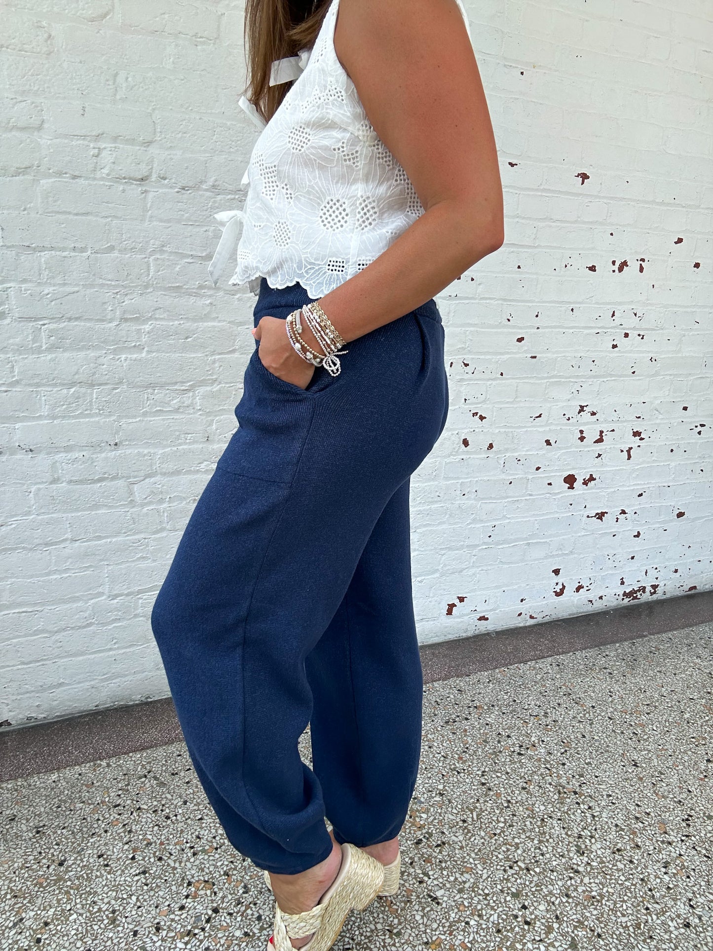 NAUTICAL NAVY JOGGERS