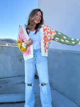 Load image into Gallery viewer, FLIRTY IN FLORALS CARDIGAN
